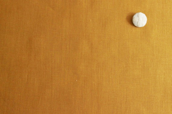 リネンドナ　イエロー　linen100%